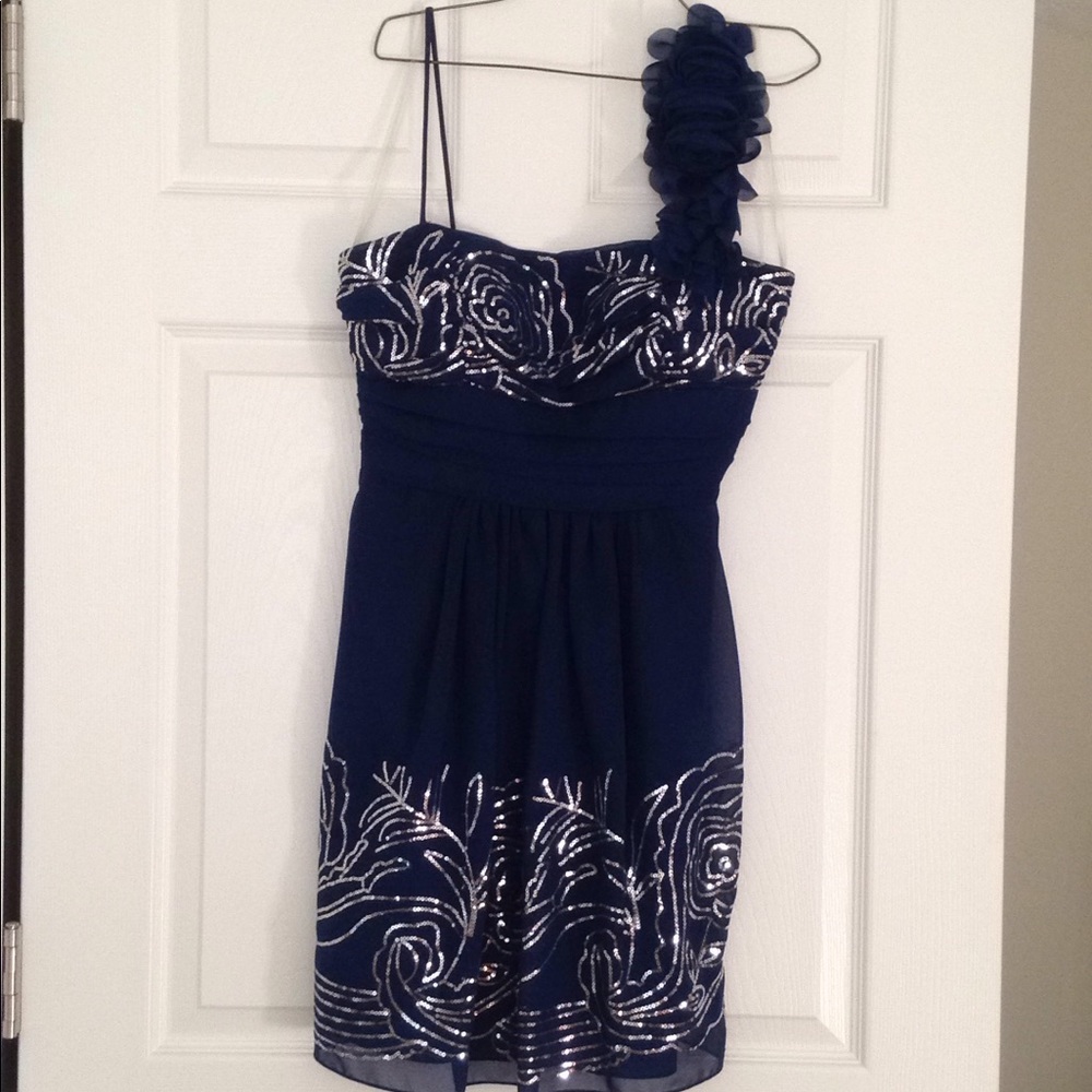 Navy blue formal dress
